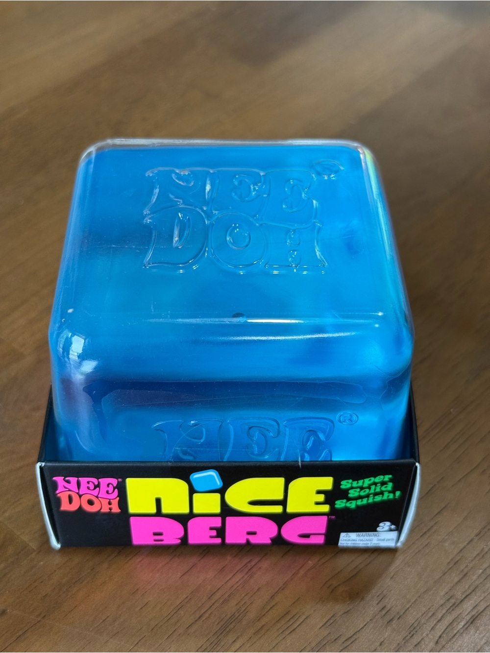 Nee Doh Nice Berg Squishy Toy - Bright Blue